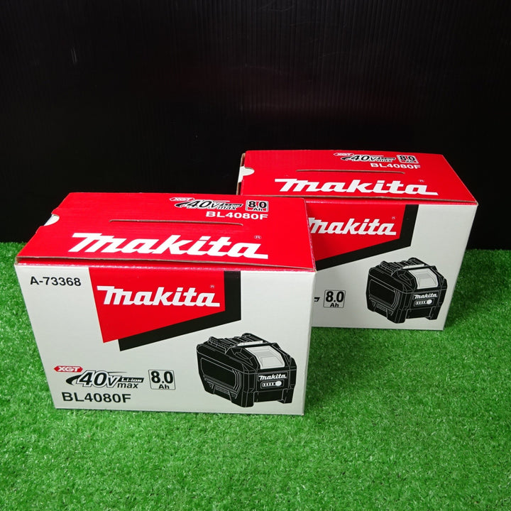【未使用品】★純正2個セット★マキタ(makita) リチウムイオンバッテリー 40Vmax/8.0Ah BL4080F【岩槻店】