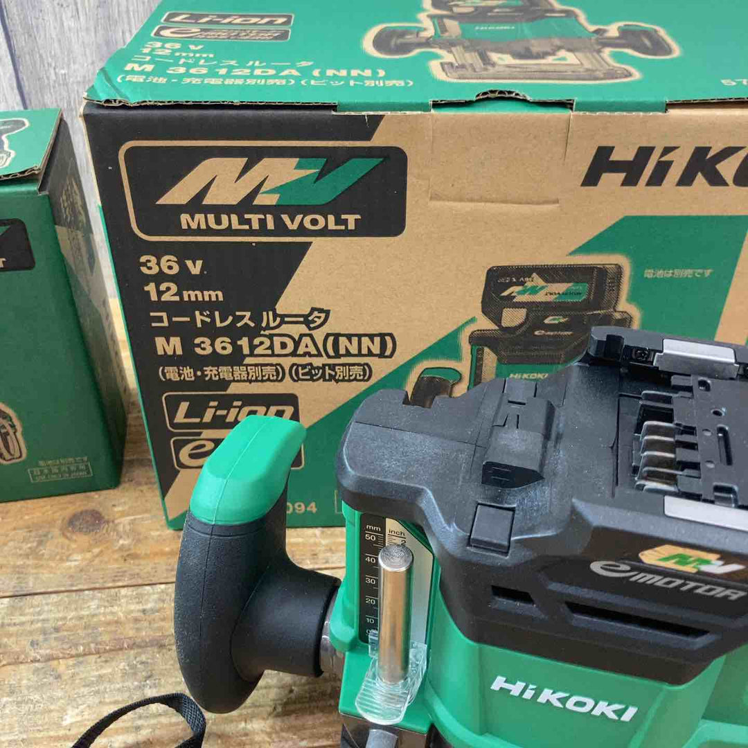 【未使用品】 ハイコーキ(HiKOKI) まとめ売り 36V インパクトドライバ ルータ WH36DD(NNB) M3612DA(NN) 【東大和店】