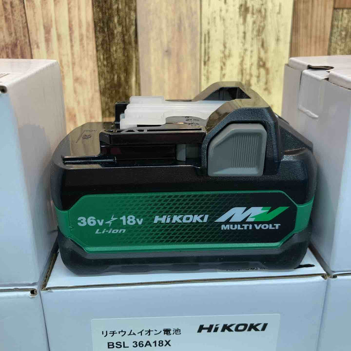 ⑬ハイコーキ(HIKOKI ※旧:日立工機) リチウムイオンバッテリー 36V/2.5Ah BSL36A18X 5個セット【八潮店】