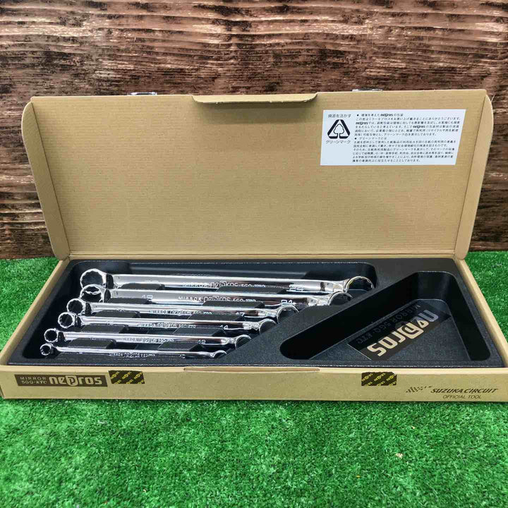 ◇京都機械工具(KTC) ネプロス(nepros) 45°メガネレンチセット NTM506 45°×6°めがねレンチセット 6本組【川越店】