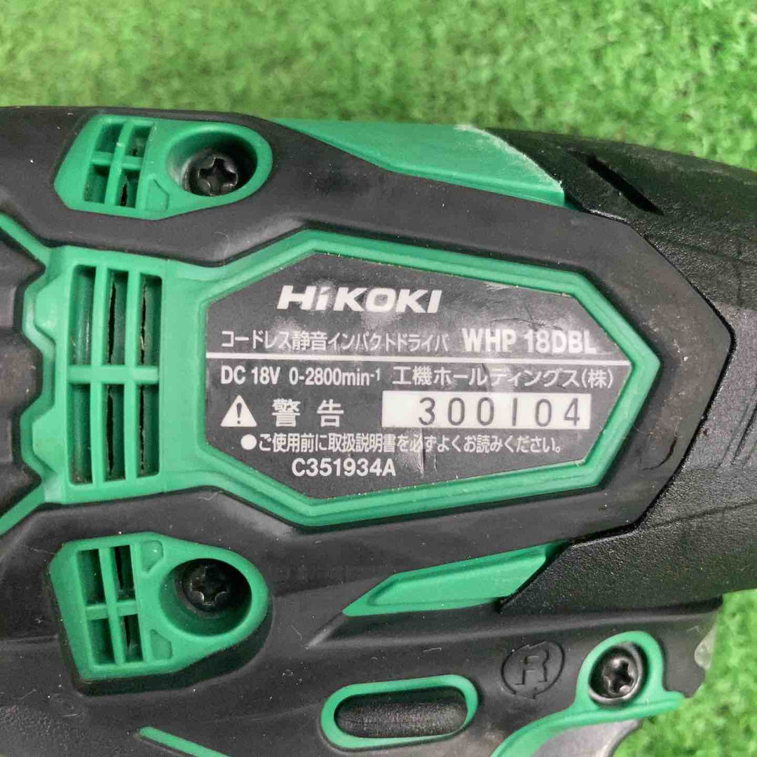 ★ハイコーキ(HIKOKI ※旧:日立工機) コードレスソフトインパクトドライバー WHP18DBL(2LYPK)(L)【川崎店】