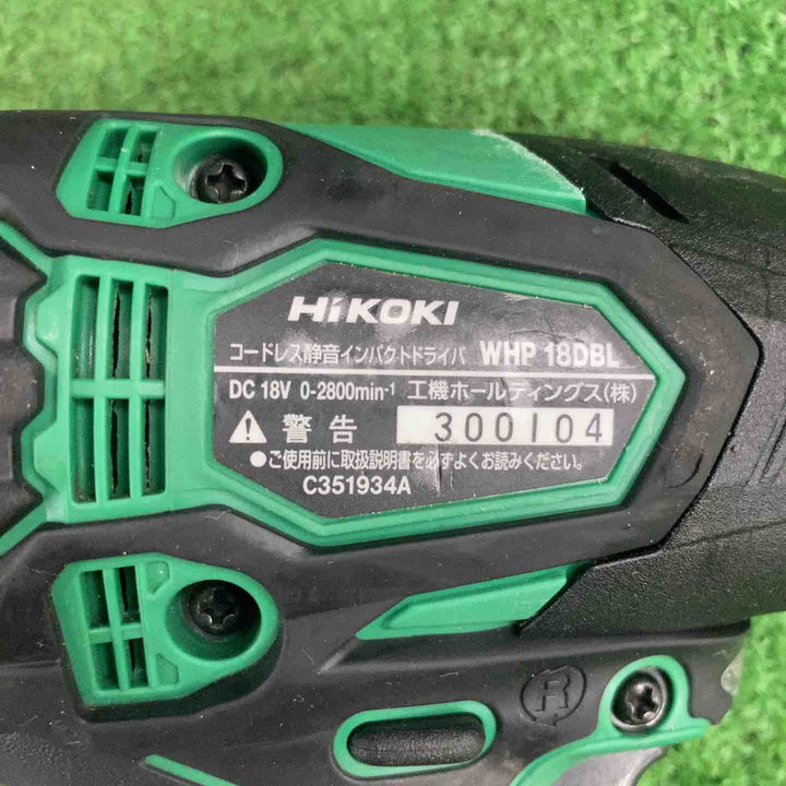 ★ハイコーキ(HIKOKI ※旧:日立工機) コードレスソフトインパクトドライバー WHP18DBL(2LYPK)(L)【川崎店】