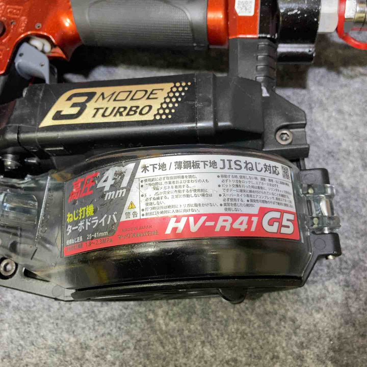 マックス(MAX) 高圧エアネジ打ち機 HV-R41G5-R【桶川店】
