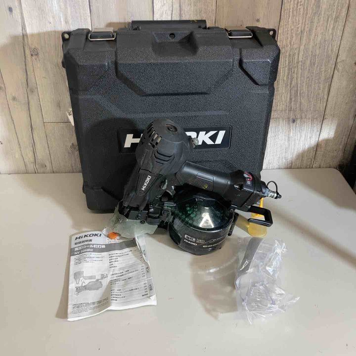 ★ハイコーキ(HIKOKI ※旧:日立工機) 高圧エア釘打ち機 NV50HR2(S)【戸田店】
