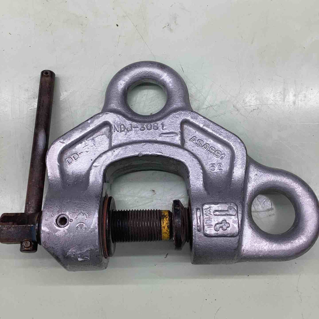 イーグルクランプ 1ｔ 2個セット NDJ-3081 DCK-4576 鋼板 形鋼 鉄骨 コンクリート製品 つり上げ 運搬 据え付け【越谷店】