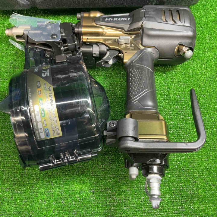 【未使用品】 ハイコーキ(HIKOKI ※旧:日立工機) 高圧エア釘打ち機 NV75HRA(S) 【藤沢店】