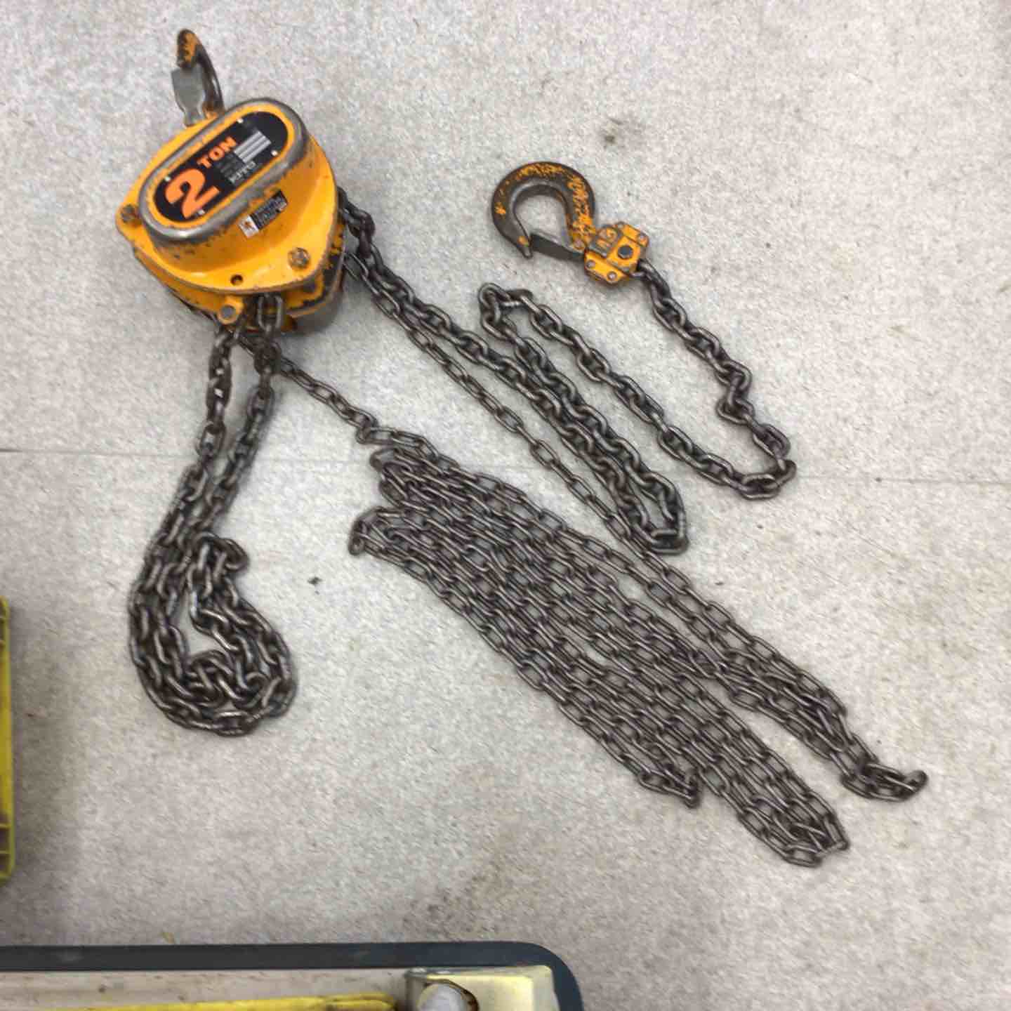 KITO 2t 3mチェーンブロック 未使用 中古品】◇キトー KITO M3 チェーンブロック 2t 【八潮店】 – アクト