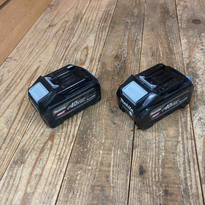 マキタ(makita) リチウムイオンバッテリー 40Vmax/4.0Ah BL4040F 2点セット[充電回数55。19]【所沢店】