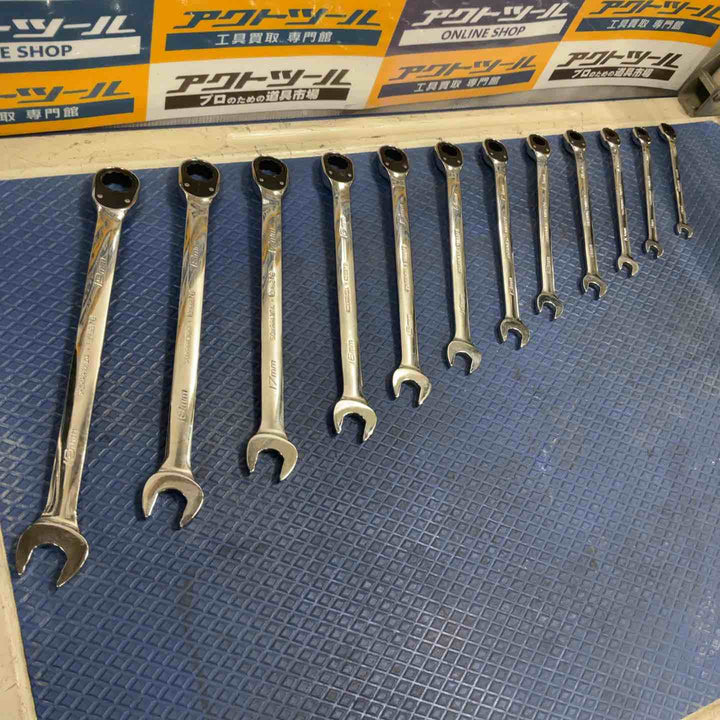 スナップオン(Snap-on) ラチェットコンビレンチ 12本セット SOXRRM8A～19A【草加店】