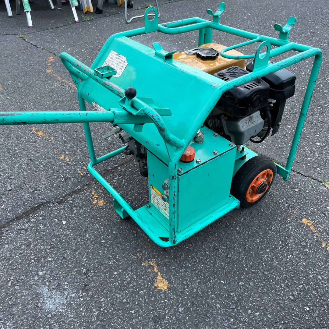 【中古品/店頭受取り限定】三笠・丸善 エンジン小型油圧ユニット・油圧ホース・ブレーカー付き【東大和店】