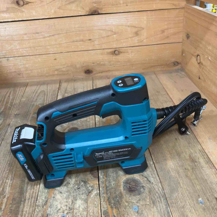 ☆マキタ(makita) コードレス空気入れ MP100DSH ケース(10.8V1.5Ahバッテリー*2、充電器)【所沢店】