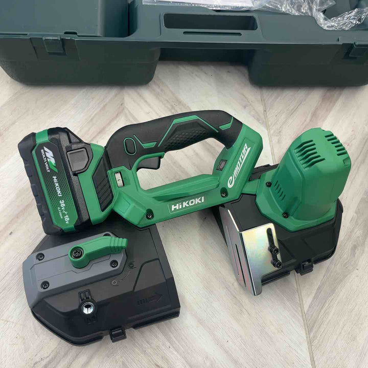 HiKOKI(ハイコーキ) 18V コードレスロータリバンドソー 新型マルチボルト蓄電池１個・急速充電器・ケース付 CB18DBL(S)(LXPKZ)【越谷店】