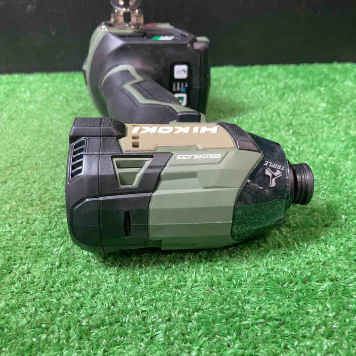 【美品】★ハイコーキ(HIKOKI ※旧:日立工機) コードレスインパクトドライバ フォレストグリーン WH36DD(2XHGSZ)【岩槻店】
