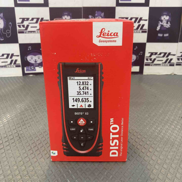 【未使用品】ライカ(Leica) レーザー距離計 Leica DISTO(ライカ ディスト) X3 PSC認定取得 日本正規品 DISTO-X3【所沢店】