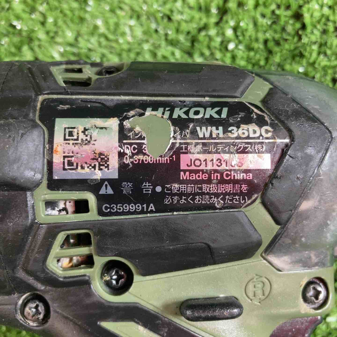 ★ハイコーキ(HIKOKI ※旧:日立工機) コードレスインパクトドライバー WH36DC(NNG)【川崎店】