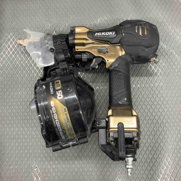 【中古品】ハイコーキ(HIKOKI ※旧:日立工機) 高圧エア釘打ち機 NV50HR2(S)【所沢店】