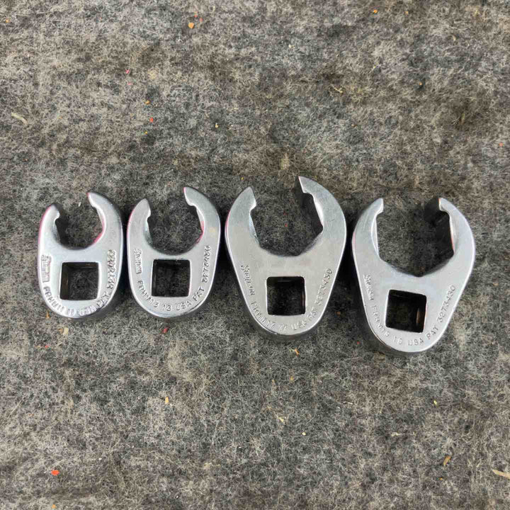 旧ロゴ Snap-on スナップオン フレアナットクローフットレンチ 4点 FRHM11・FRHM13・FRHM17・FRHM19【鴻巣店】