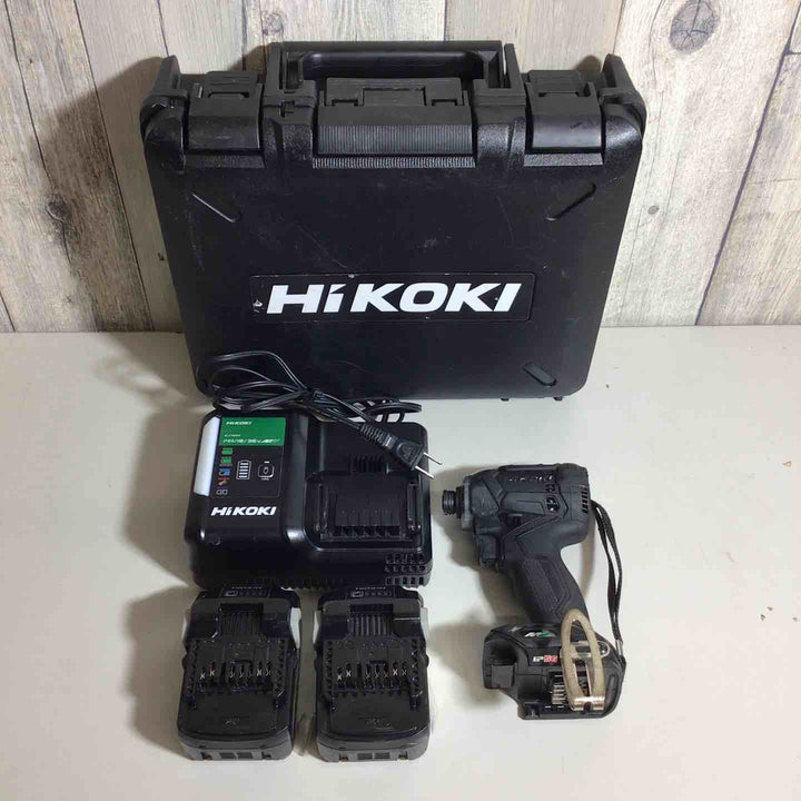 ★ハイコーキ(HIKOKI ※旧:日立工機) コードレスインパクトドライバ WH36DC(2XPS)(B) Bluetooth対応電池【戸田店】