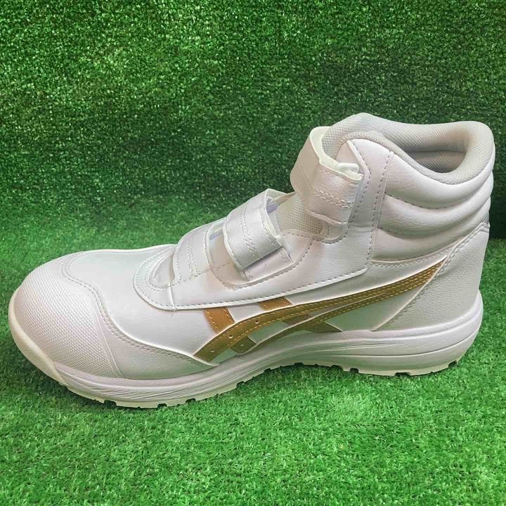 アシックスワーキング(asics) ウィンジョブ(WINJOB) CP312　ホワイト×ピュアゴールド 26.5cm 3E【川越店】