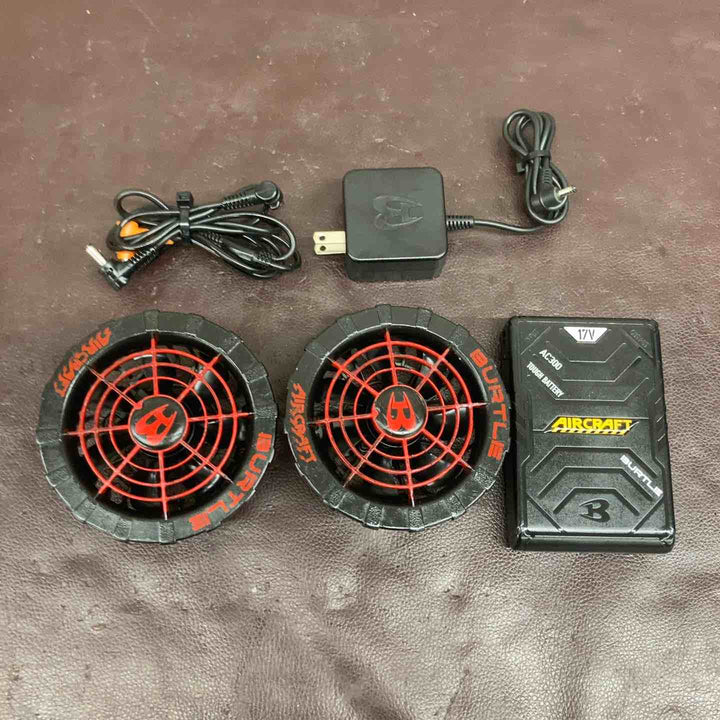 【中古品】 バートル(BURTLE) ファン＋バッテリーセット AC300+AC310 エアークラフト AIRCRAFT 京セラ製 【東大和店】