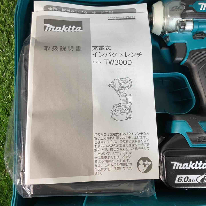 ★マキタ(makita) 18Vコードレスインパクトレンチ TW300DRGX 純正バッテリ付き【戸田店】