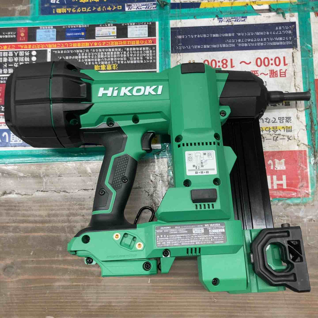 ★ハイコーキ(HIKOKI) コードレスコンクリート釘打機 NC1840DA(NN)(本体のみ)【戸田店】