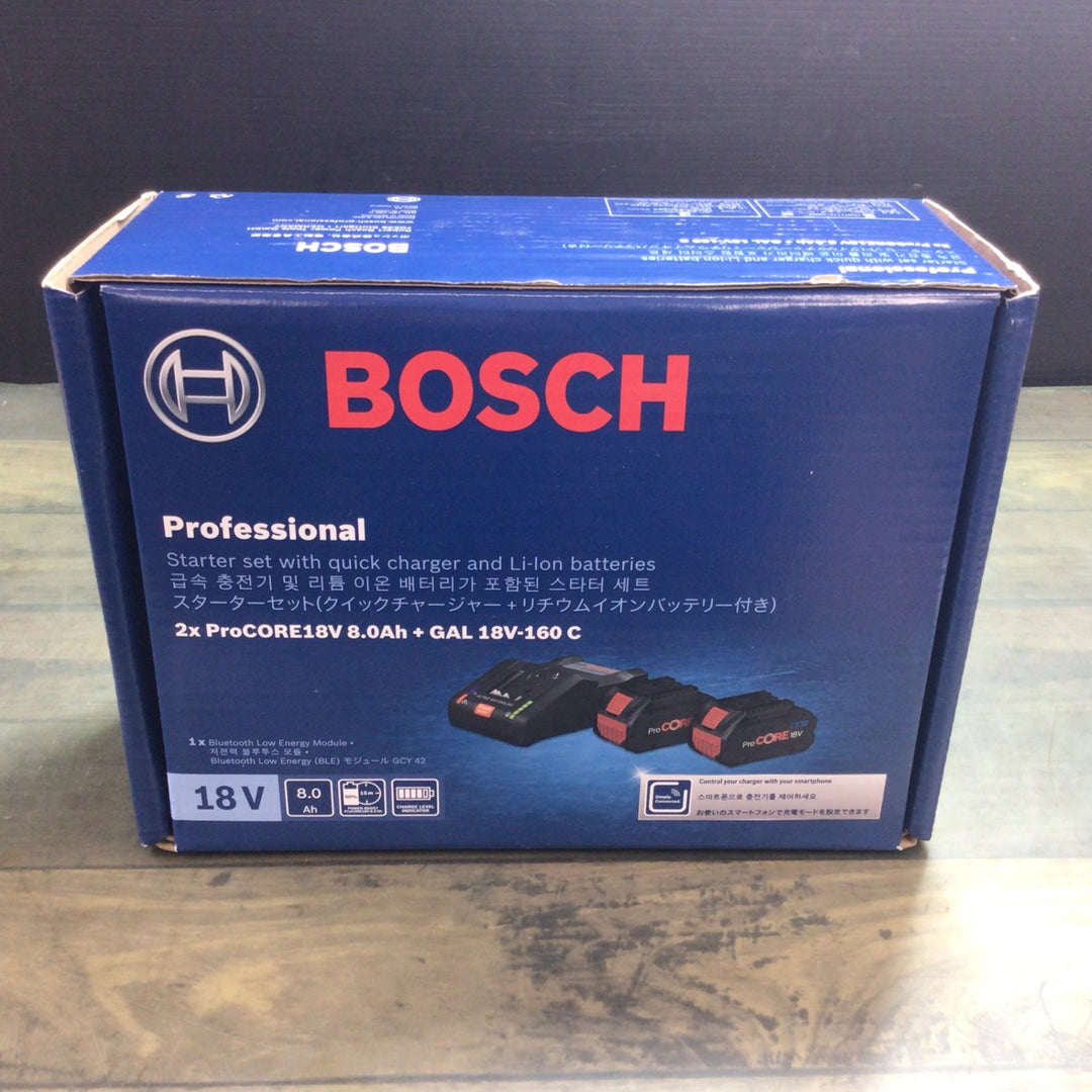 〇ボッシュ(BOSCH) ProCORE18V8.0Ahバッテリー2個&高速充電器セット ProCORE18V8S2【東大和店】