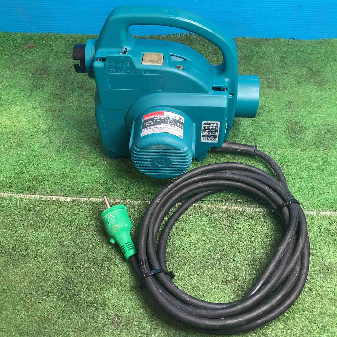 【中古品】★マキタ(makita) 小型集じん機 乾式 450(P) ◇分解洗浄済！延長ケーブル付属有り【岩槻店】