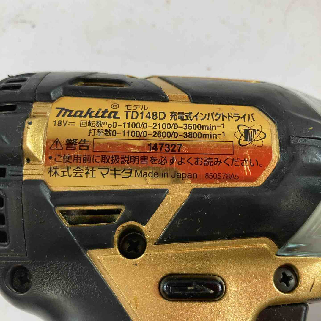 ◇マキタ(makita) コードレスインパクトドライバ TD148DZSP1 100周年限定仕様本体のみ【川崎店】