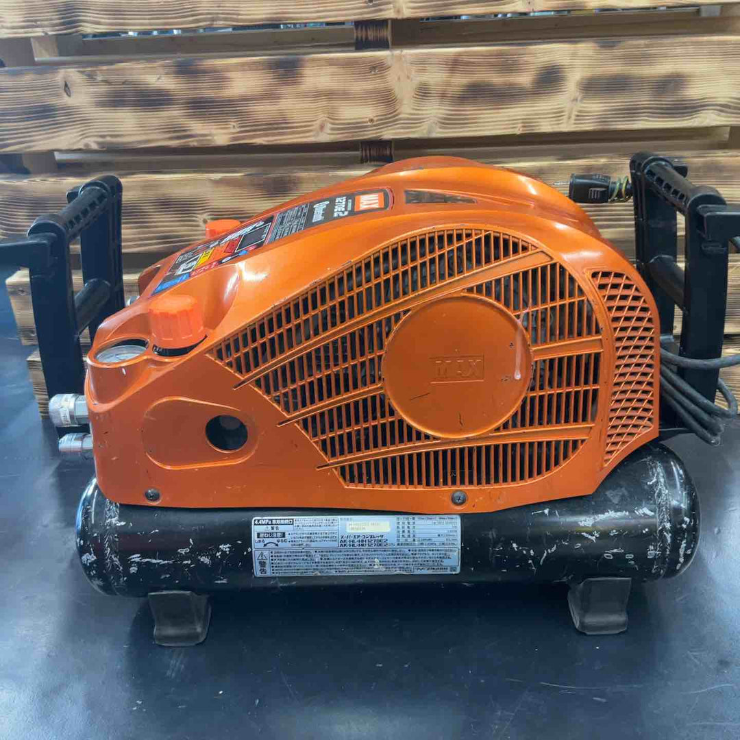 【中古品】マックス(MAX) 高圧エアコンプレッサ AK-HH1270E2 アラゴンオレンジ【藤沢店】