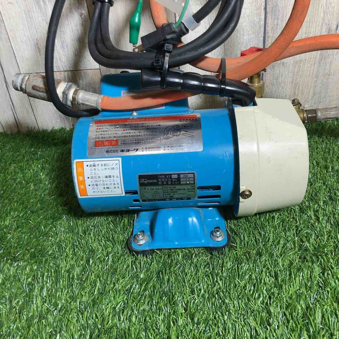 【中古品】◇キョーワ(KYOWA) 水圧テストポンプ KY-20A　通電のみ確認しています【戸田店】
