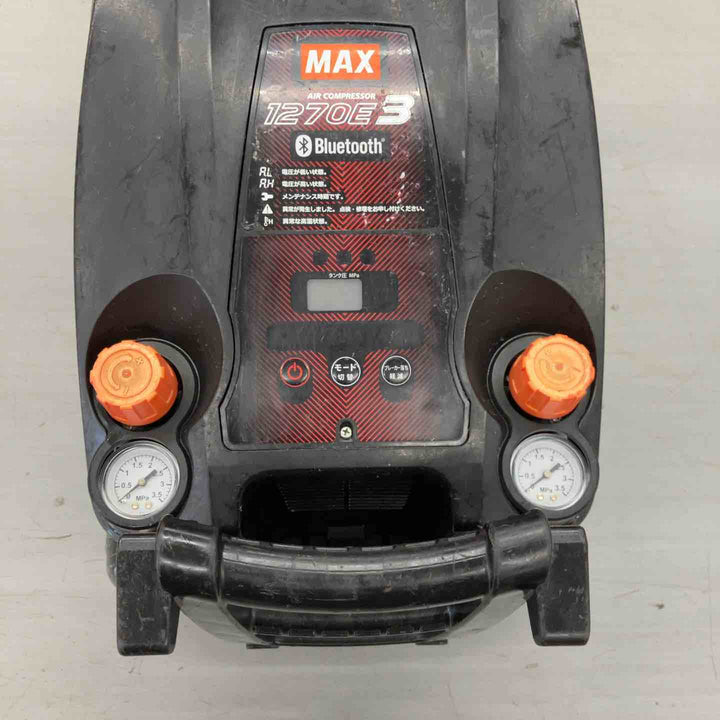 ★マックス(MAX) エアコンプレッサー AK-HH1270E3_ブラック【戸田店】