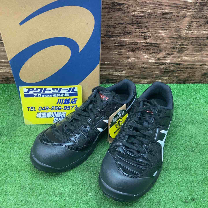 ▼アシックス ウィンジョブ 安全靴 CP103 WIDE ブラック/ホワイト　26.0cm【川越店】