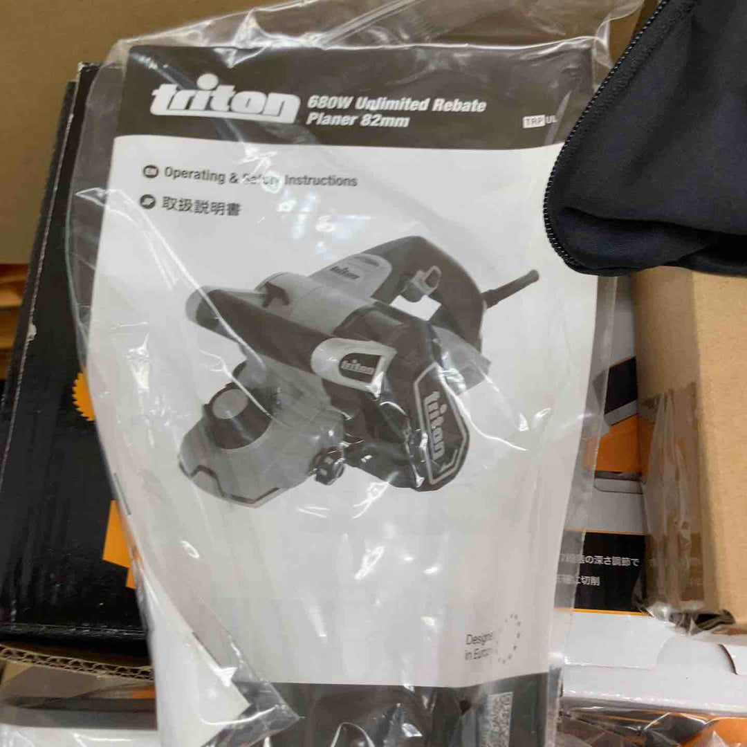 Triton トライトン 2in1 電気 カンナ TRPUL HSS製カンナ刃3枚付【草加店】