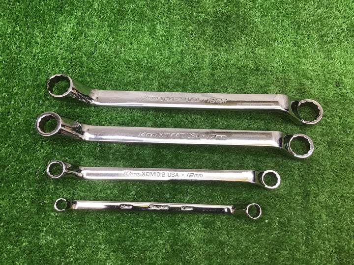 Snap-on(スナップオン)  オフセットメガネレンチ　4本セット　一部欠け有【富山店】●BRコン