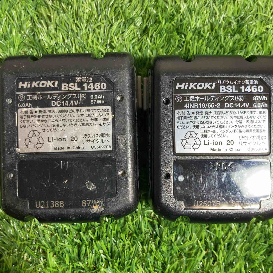 ★ハイコーキ(HIKOKI ※旧:日立工機) コードレスドリルドライバー DS14DBSL(2LYPK)　バッテリー2個、充電器付属　ケース無し【戸田店】