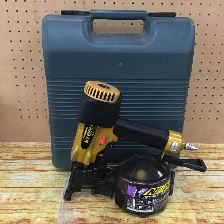 ★ハイコーキ(HIKOKI ※旧:日立工機) 高圧エア釘打ち機 NV65HJ【川崎店】