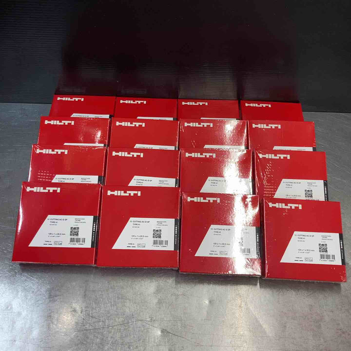 【未使用品】 HILTI(ヒルティ) 125mmディスクグラインダー用砥石 まとめ売りセット 10 CUTTING AC-D SP TYPE 41 2145130 10枚入り 16箱(1ケース) 【東大和店】