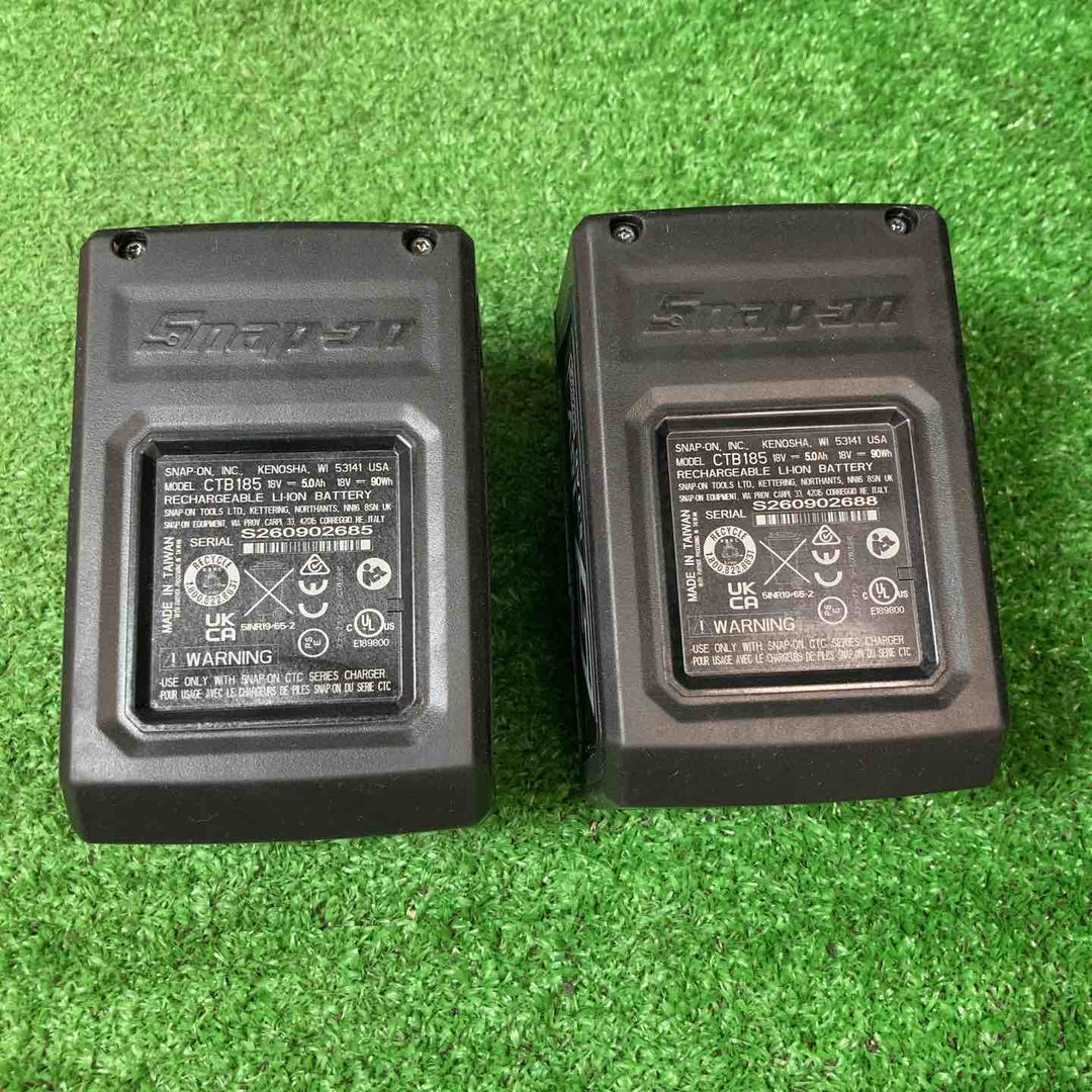 スナップオン(/Snap-on コードレスインパクトレンチ CT9038KBKJ2 ブラック ※外箱にスレや傷みあり【岩槻店】