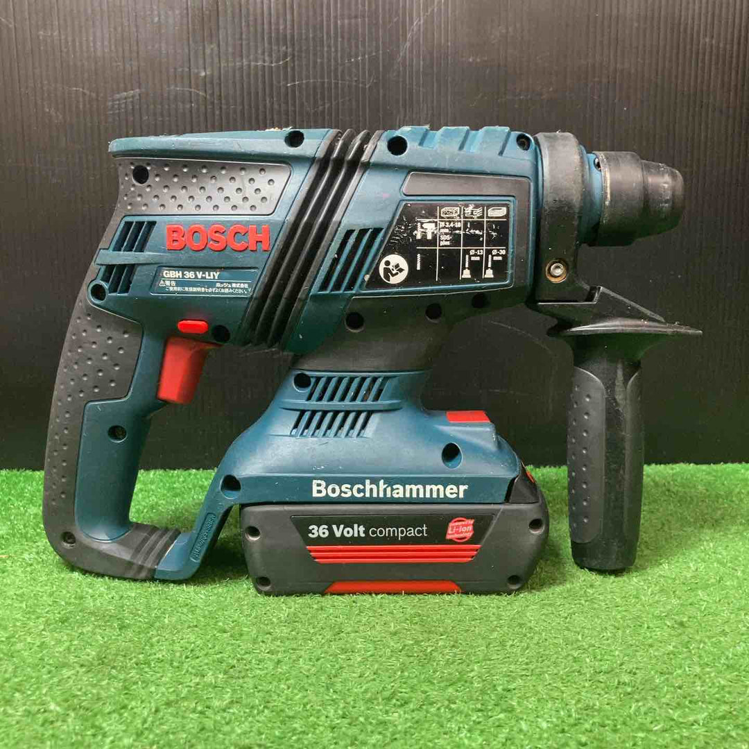【中古品】★ボッシュ(BOSCH) コードレスハンマドリル GBH36V-LIY バッテリー2個、充電器付き【岩槻店】