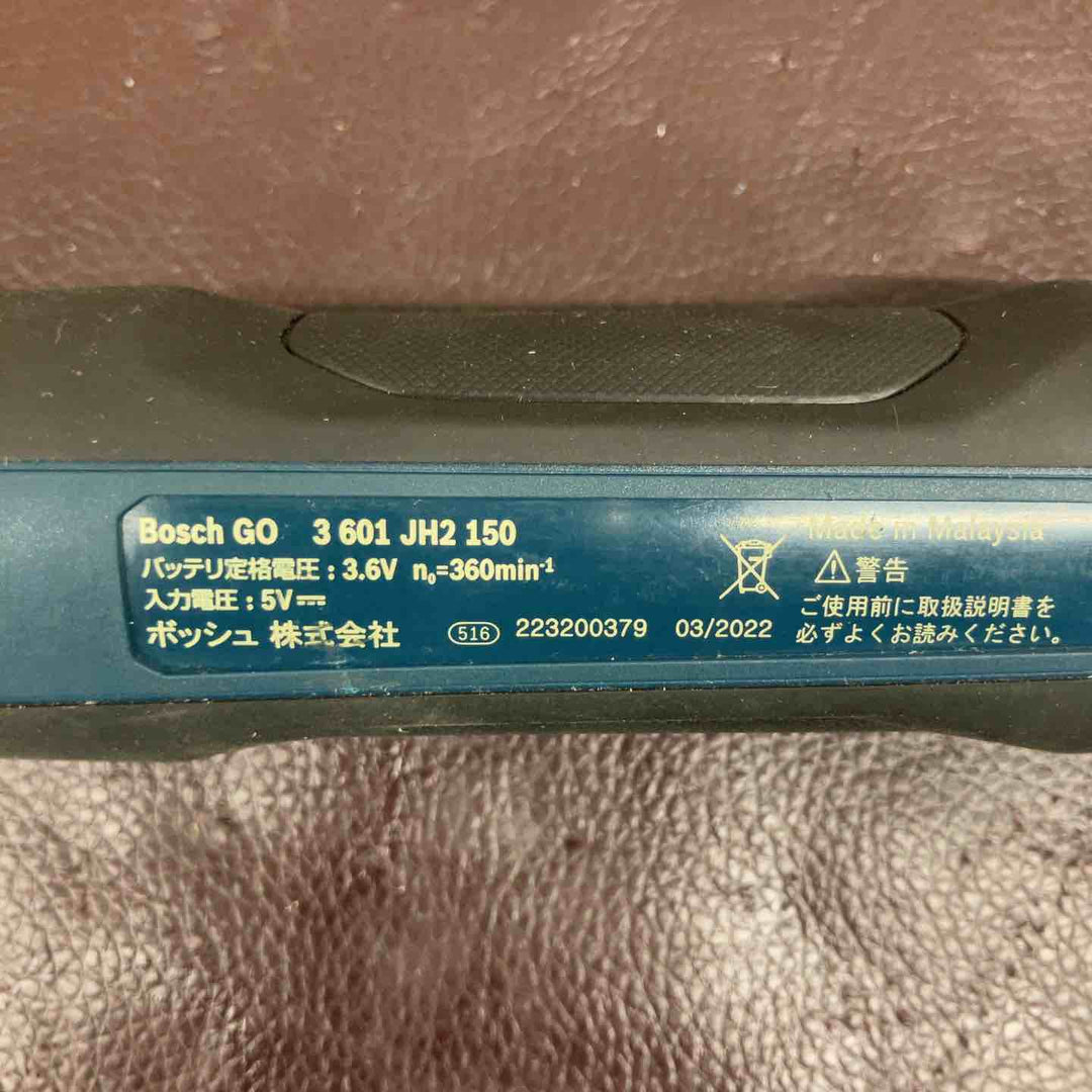 【中古品】 ボッシュ(BOSCH) 3.6Vコードレスドライバー  Bosch GO 【東大和店】