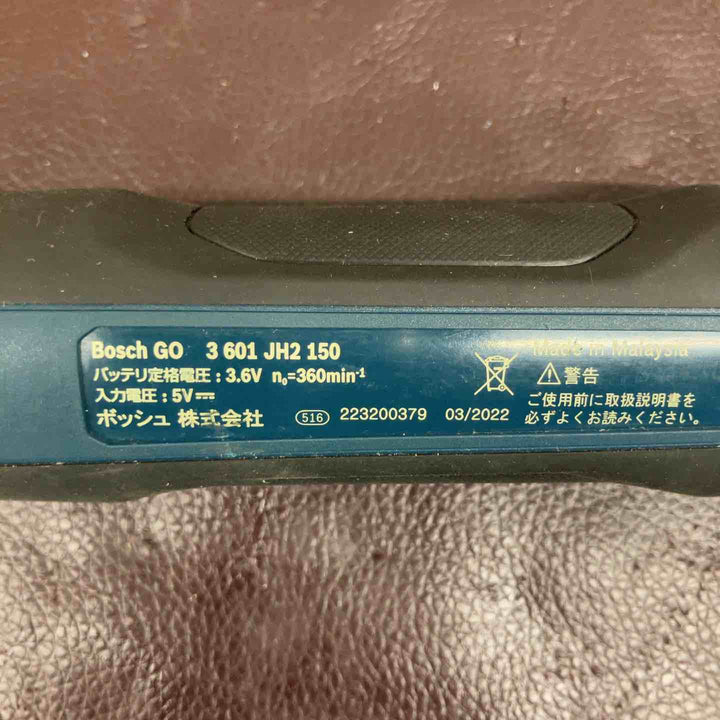 【中古品】 ボッシュ(BOSCH) 3.6Vコードレスドライバー  Bosch GO 【東大和店】