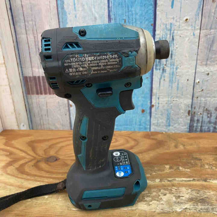 【中古品】★マキタ(makita) コードレスインパクトドライバー TD171DRGX 18V フルセット【柏店】