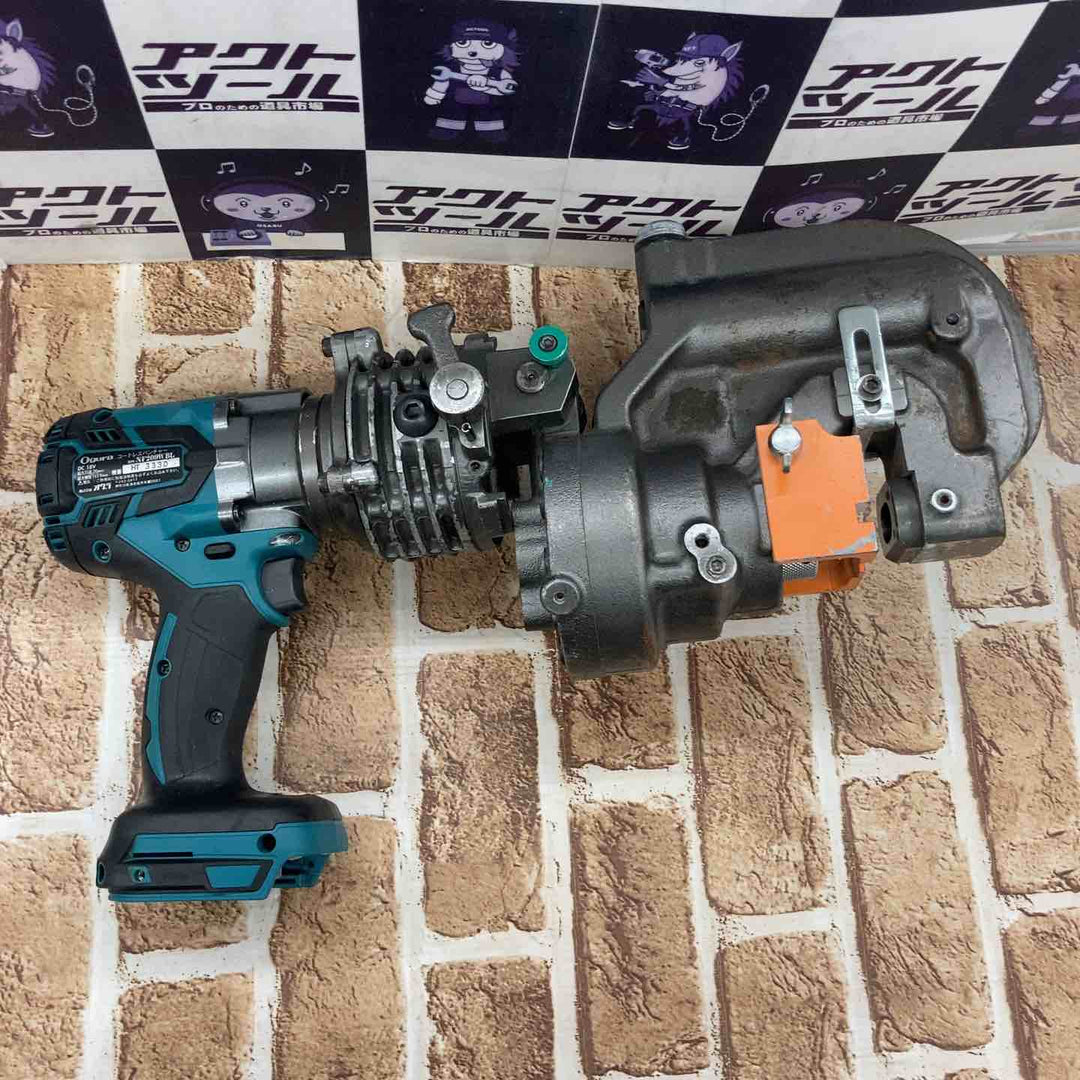 値下げ！【動作良好】★オグラ(Ogura) コードレスパンチャー HPC-NF209WBL 鉄板打ち込み確認済み