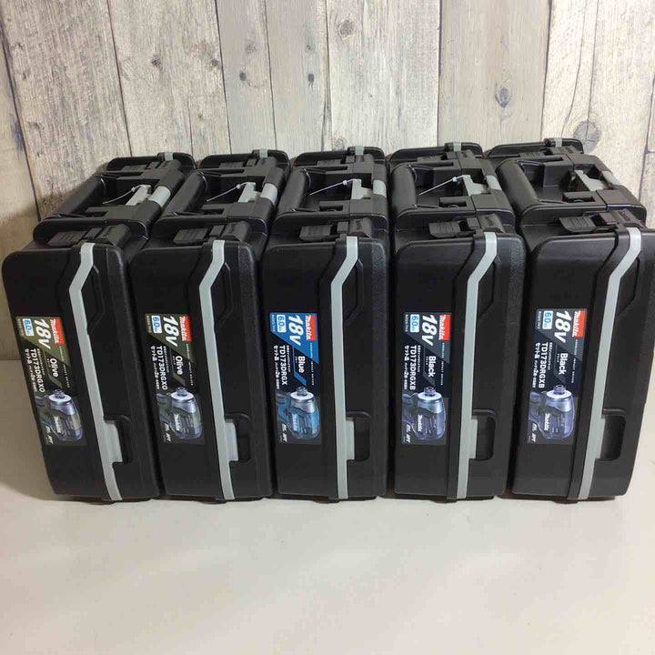 【未使用品】 マキタ makita コードレス インパクトドライバー TD173DRGX TD173DRGXB TD173DRGXO 5台セット 青 ブルー 黒 ブラック オリーブ【戸田店】