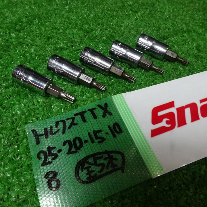 スナップオン/Snap-on 1/4sq、3/8sq トルクスソケット12個セット TTXシリーズ5個、FTXシリーズ7個【岩槻店】