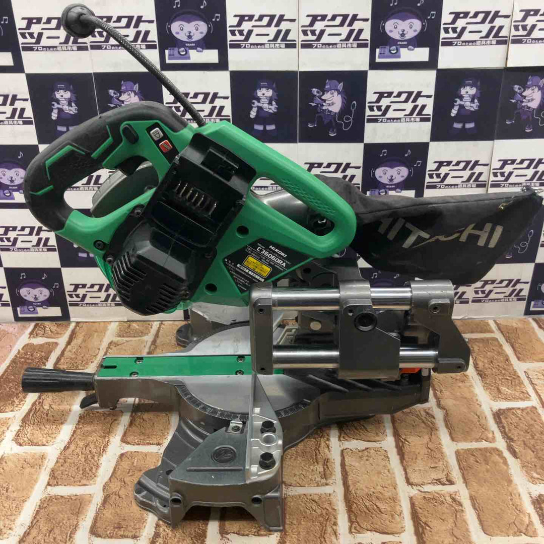 ★ハイコーキ(HIKOKI ※旧:日立工機) コードレス卓上スライド丸のこ C3606DRA(NN)【所沢店】