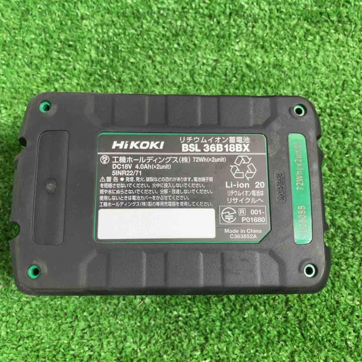 ★ハイコーキ(HIKOKI ※旧:日立工機) リチウムイオンバッテリー 36V/4.0Ah BSL36B18BX【草加店】
