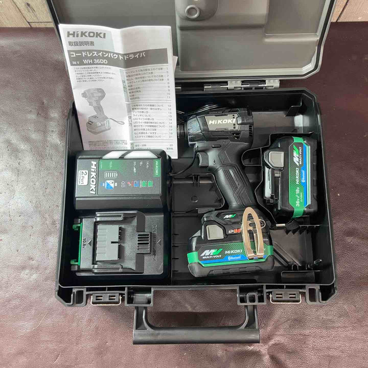 【未使用(店頭展示品)】ハイコーキ(HIKOKI ※旧:日立工機) コードレスインパクトドライバ ストロングブラック WH36DD(2XHBSZ)【東大和店】
