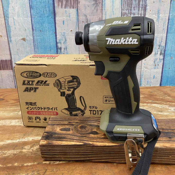 【未使用品】 純正 マキタ makita コードレス インパクトドライバー TD173DZO オリーブ 本体 【柏店】